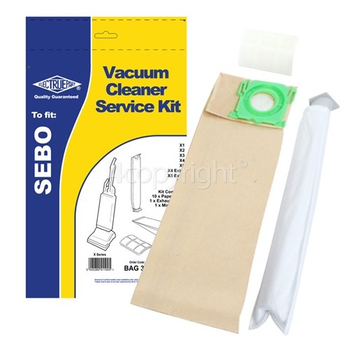 Sebo Automatic X4 Compatible 5094ER Automatic X Bag & Filter Service Kit