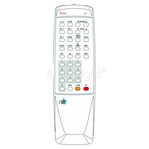 Remotes Obsolete RCS951/HQ Remote Control Echo Star