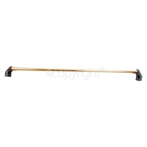 Rangemaster 8486 90 Ceramic Cranberry/Brass Towel Rail