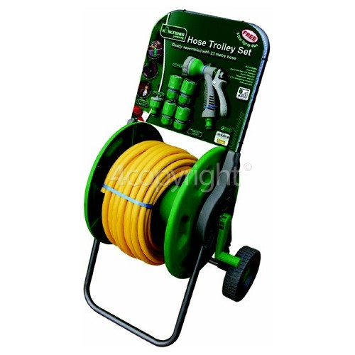 Kingfisher 25m Complete Hose Trolley Set