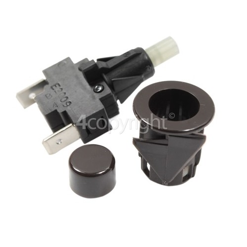 Creda 41302 Push Button Ignition Switch Round Kit - Brown : 2tag