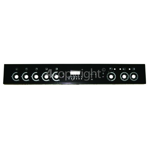 Rangemaster 7279 90 DF NG FSD green PH Control Panel Fascia