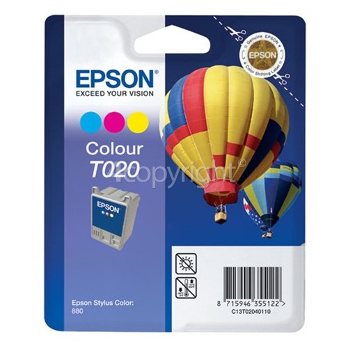 Epson Genuine T020 Colour Ink Cartridge