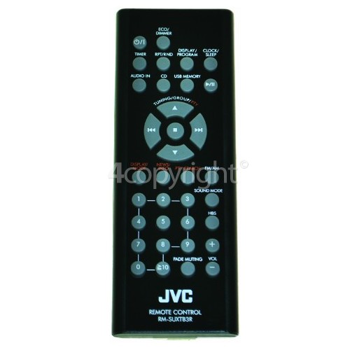 JVC RMSUXTB3R Remote Control