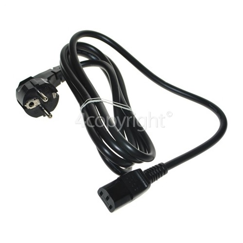 Sharp Mains Cable (2 Pin Euro Plug)