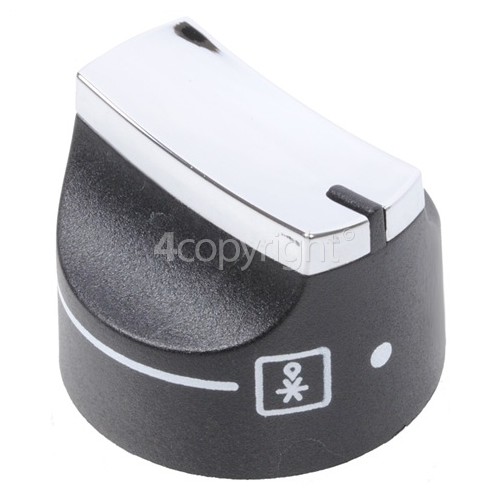 Belling Main Oven Control Knob Black / Chrome www.bellingspares.co.uk