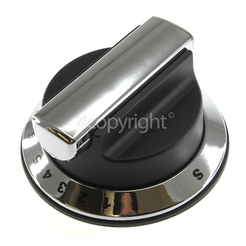 Rangemaster Oven Thermostat Control Knob - Chrome