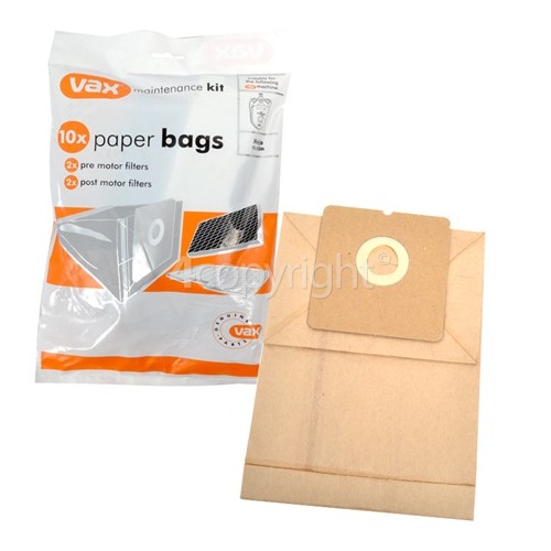 Vax Paper Bag & Filter Kit (Pack Of 10)