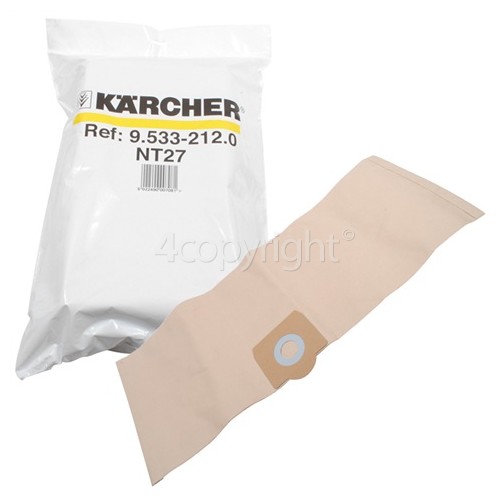 Karcher 960 Paper Filter Dust Bag (Pack Of 10)