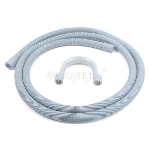 Haier HNS1260TVE Universal 2.5m Drain Hose With Straight Ends 19mm & 22mm Internal Dia's.