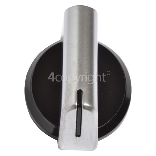 Baumatic Cooker Control Knob Black / Silver www.4baumatic.co.uk