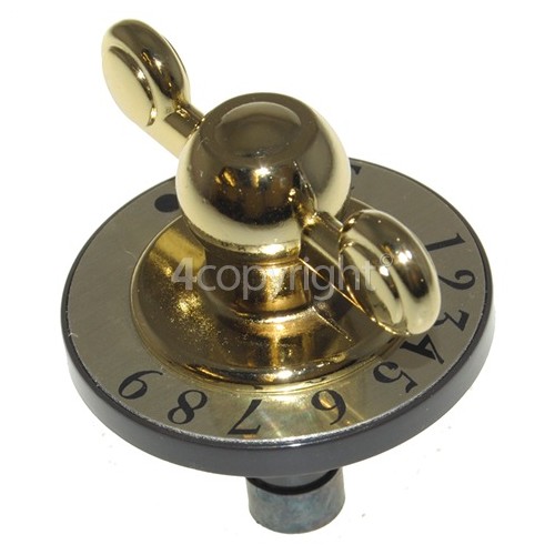 Creda 41301 Main Oven Control Knob - Brass