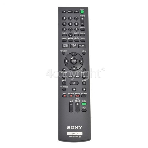 Sony RMT-D249P DVD Recorder Remote Control