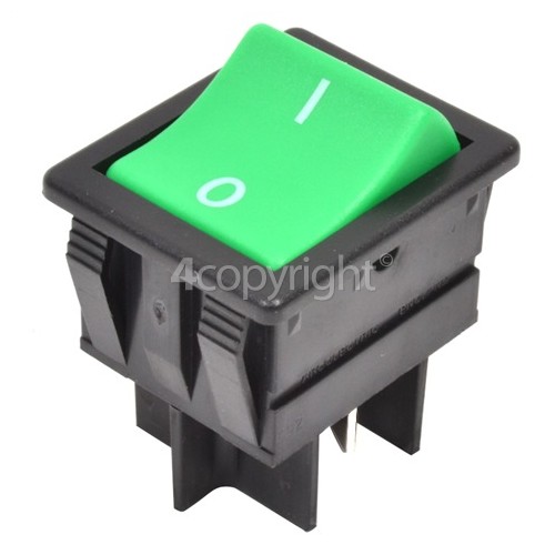 Numatic Vacuum Green On/Off Rocker Switch : 4TAG