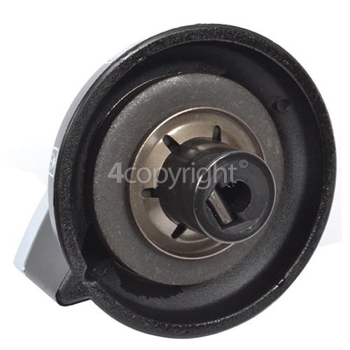 Rangemaster 7033 90 DF NG Double Oven black Multi-function Oven Control Knob - Black