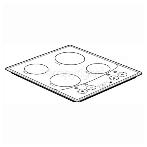 Creda 42356 Obsolete Ceramic Hob Green