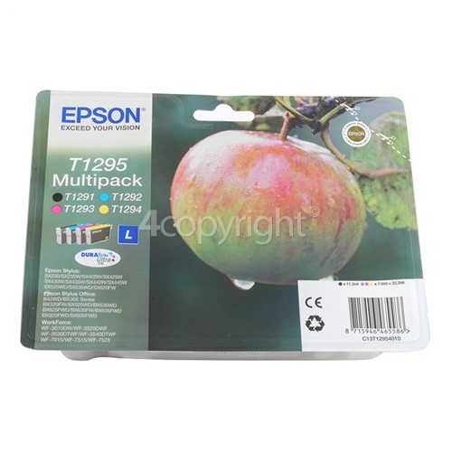 Epson Genuine T1295 Multi-Pack Ink Cartridges