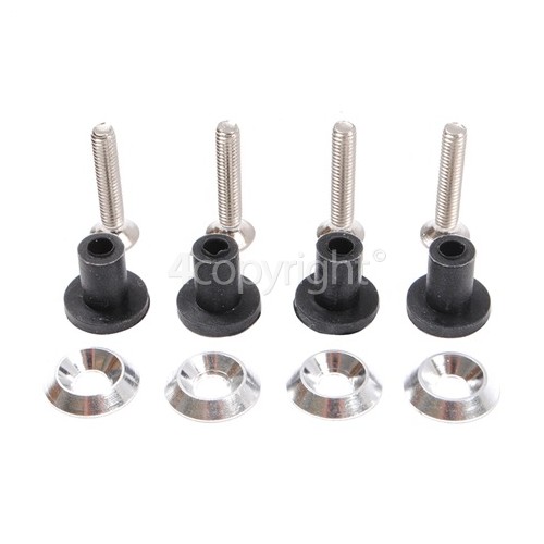 Baumatic Cooker Hood Glass Fixing Screws & Rubbers