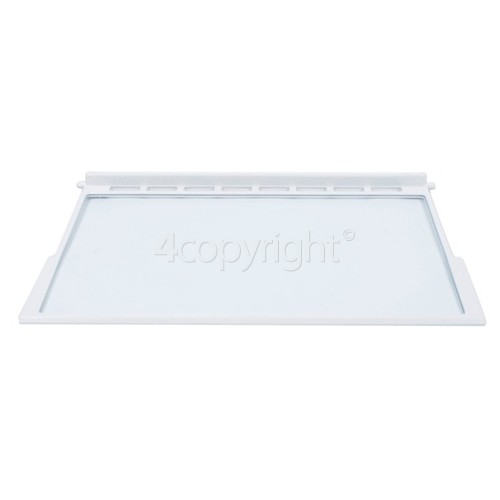 Neutral ARL391/B Fridge Lower Glass Shelf Assembly : 535x320mm