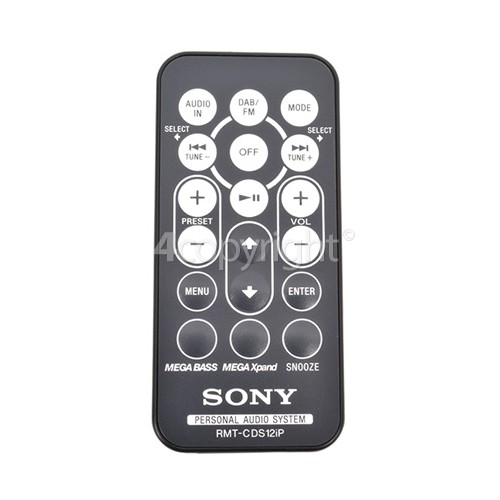 Sony XDRDS12IP RMTCDS12IP Remote Control