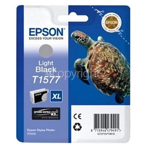 Epson Genuine T1577 Light Black Ink Cartridge