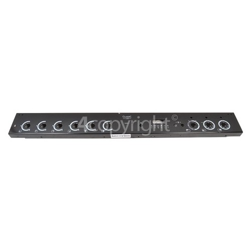 Rangemaster 9470 Classic 110 Lidded DF/NG FSD Black/Chrome Control Panel