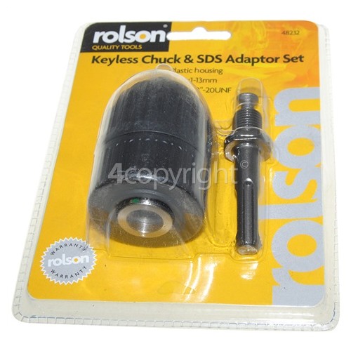 Rolson Keyless Chuck Complete With Adaptor