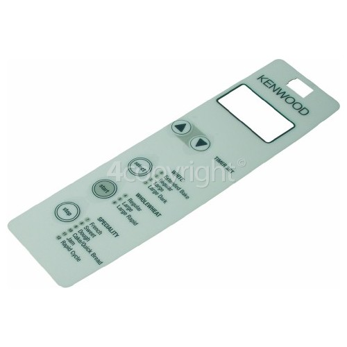 Kenwood BM200 Touch Pad Membrane With Switch Hole