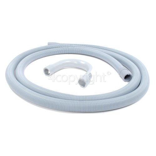 Haier HNS1260TVE Universal 2.5m Drain Hose With Straight Ends 19mm & 22mm Internal Dia's.