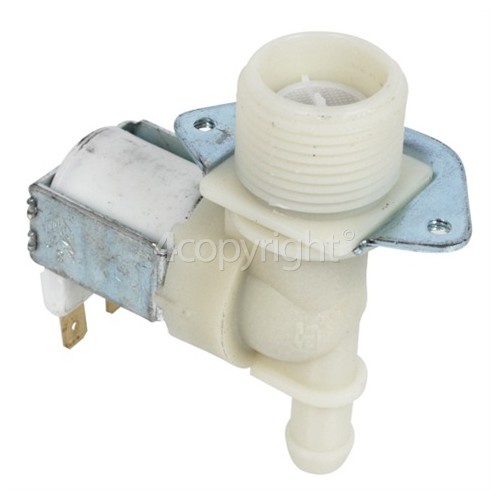 Hoover Hot Water Single Solenoid Inlet Valve ; 180deg. 12 Bore Outlet