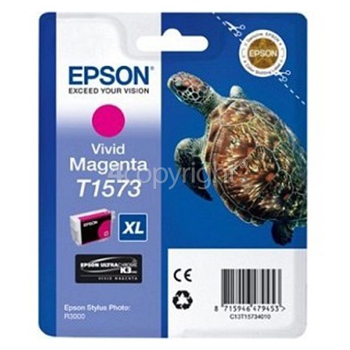 Epson Genuine T1573 Vivid Magenta Ink Cartridge