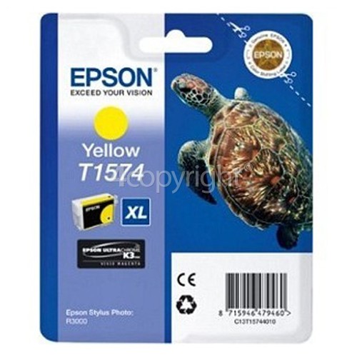 Epson Genuine T1574 Yellow Ink Cartridge