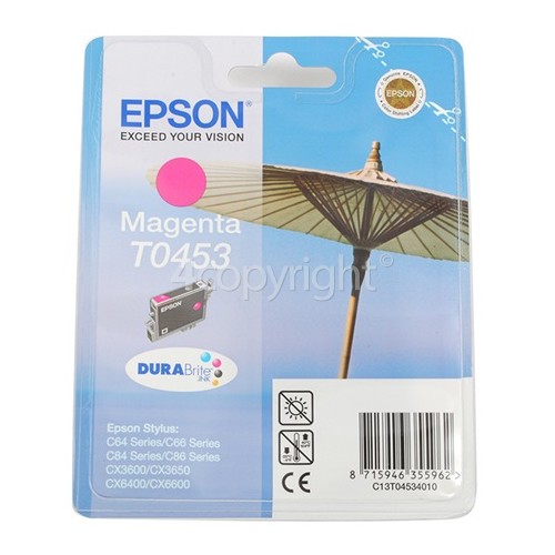 Epson Genuine T0453 Magenta Ink Cartridge