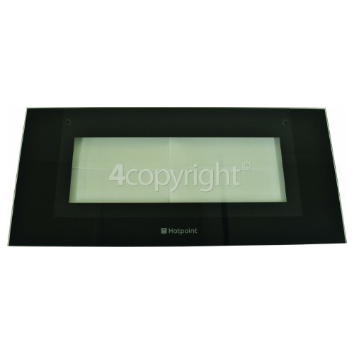 Hotpoint BD32K/1 Top Oven Outer Door Glass