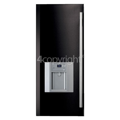 Rangemaster 9017 DXD 910 REFRIGERATOR BLACK Left Hand Black Fridge Door