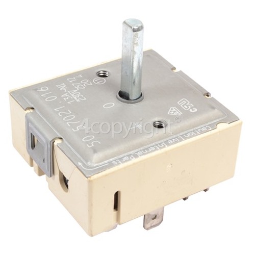 Hotpoint E6002W Hotplate Energy Regulator : EGO 50.57021.016