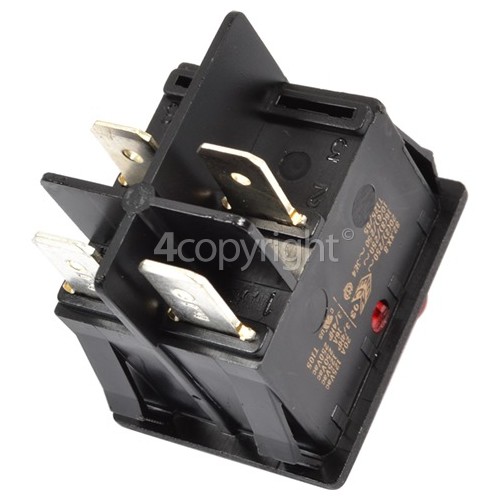 Numatic Red On/Off Rocker Switch : 4Tag