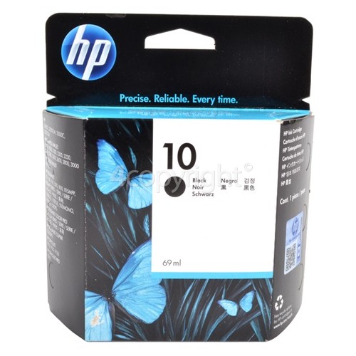 Hewlett Packard CP1700 Series Genuine No.10 Black Ink Cartridge (C4844A)