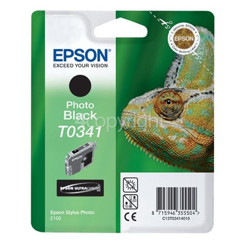 Epson Genuine T0341 Photo Black Ink Cartridge