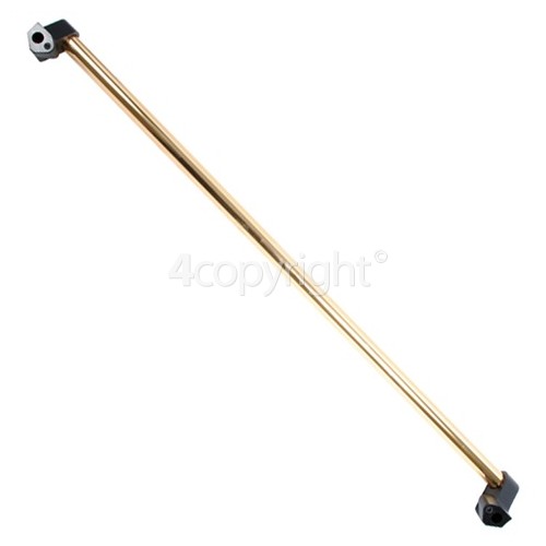 Rangemaster 8486 90 Ceramic Cranberry/Brass Towel Rail