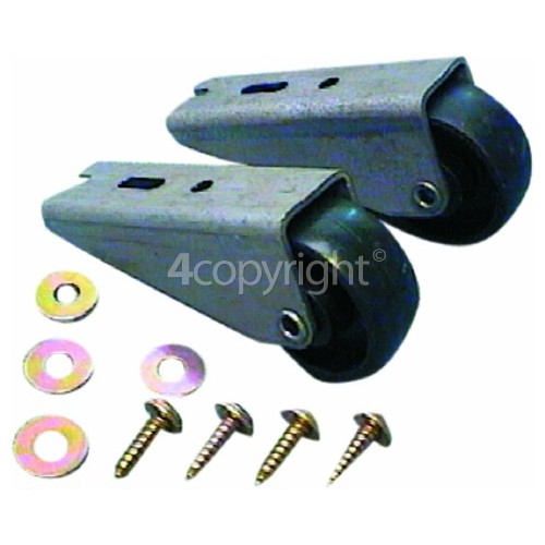 Jackson J152LW Wheel Kit (Attach To Rear Of Appliance For Improved Mobility)