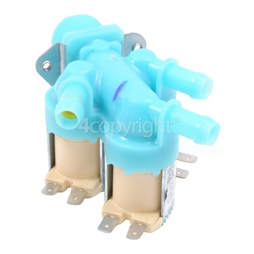 Samsung WD0804W8E Cold Water Triple Solenoid Inlet Valve : Elbi C-451/20-B18 180Deg. 12 Bore Outlets / Tag Fit