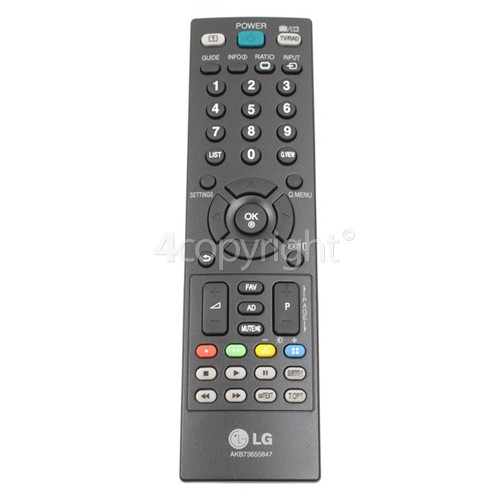 LG AKB73655847 Remote Control