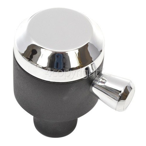 Rangemaster Hotplate Control Knob Black / Chrome www.rangemaster
