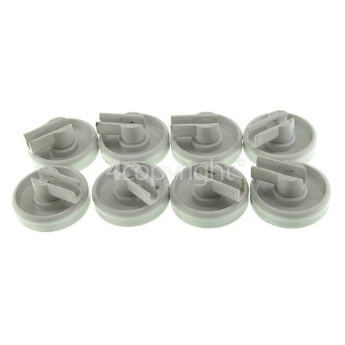 Ignis ADL125AV Dishwasher Lower Basket Wheels - Pack Of 8