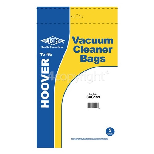 Hoover H22 Dust Bag (Pack Of 5) - BAG159