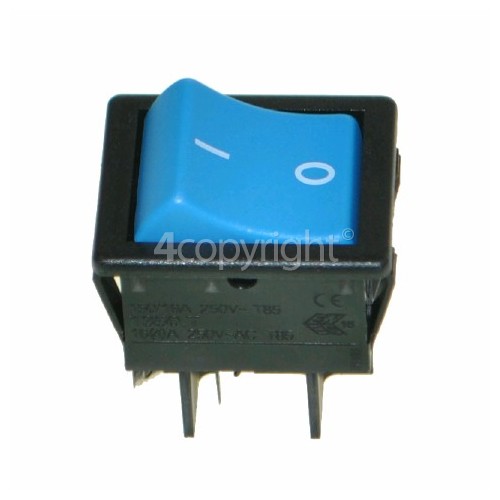 Numatic On/Off Rocker Switch ; 4Tag Blue