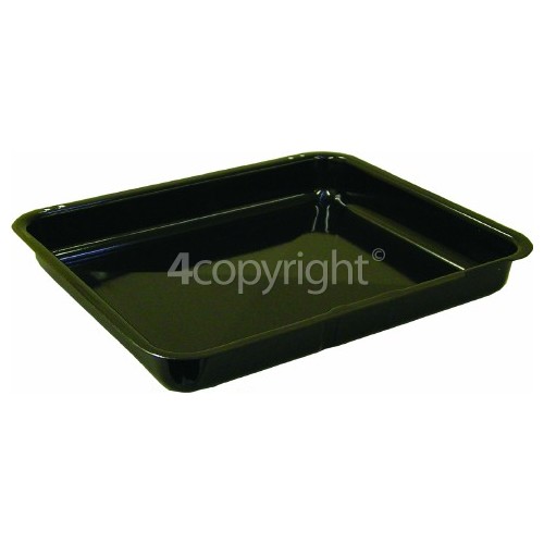 Hotpoint CH10456GF S Oven Drip Tray : Black Enamel (Baking Tray) L 330mm W 280mm