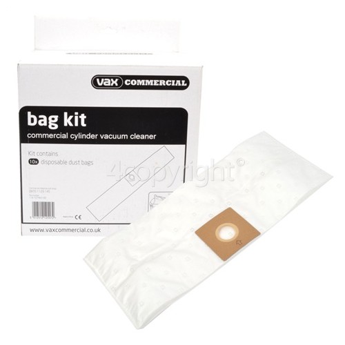 Vax Commercial High Filtration Dust Bags (Pack Of 10)