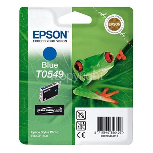 Epson Genuine T0549 Blue Ink Cartridge